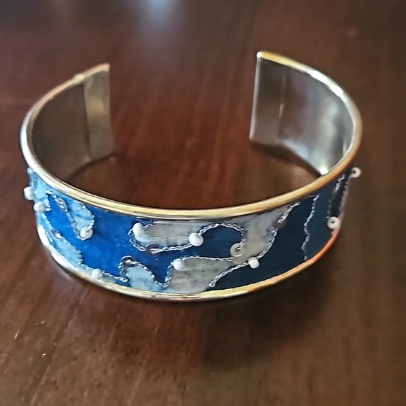 ruhamah designs Jewelry - German Silver Cuff Bracelet NWT